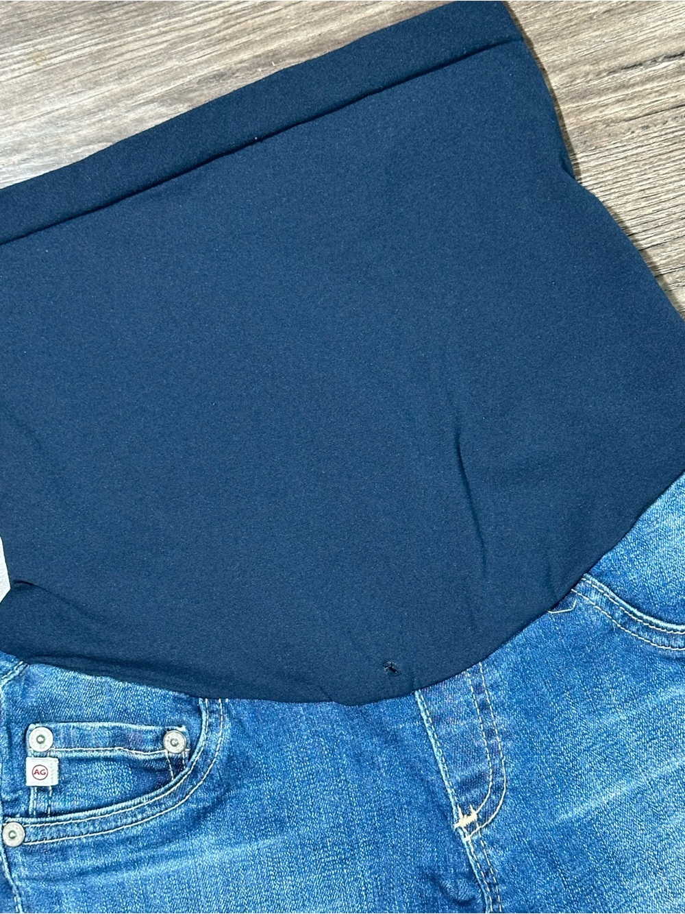 ADRIANO GOLDSCHMIED Secret Belly Panel Maternity Skinny Jeans 25 - Picture 6 of 14